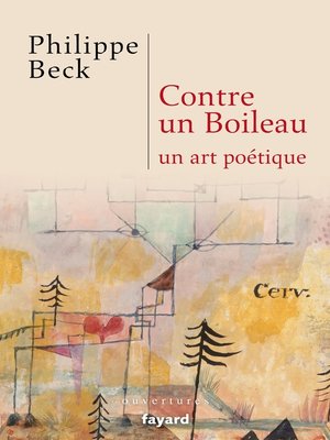 cover image of Contre un Boileau